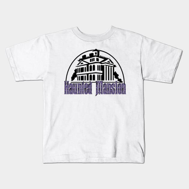 Haunted Mansion Kids T-Shirt by The Magic Box Co.